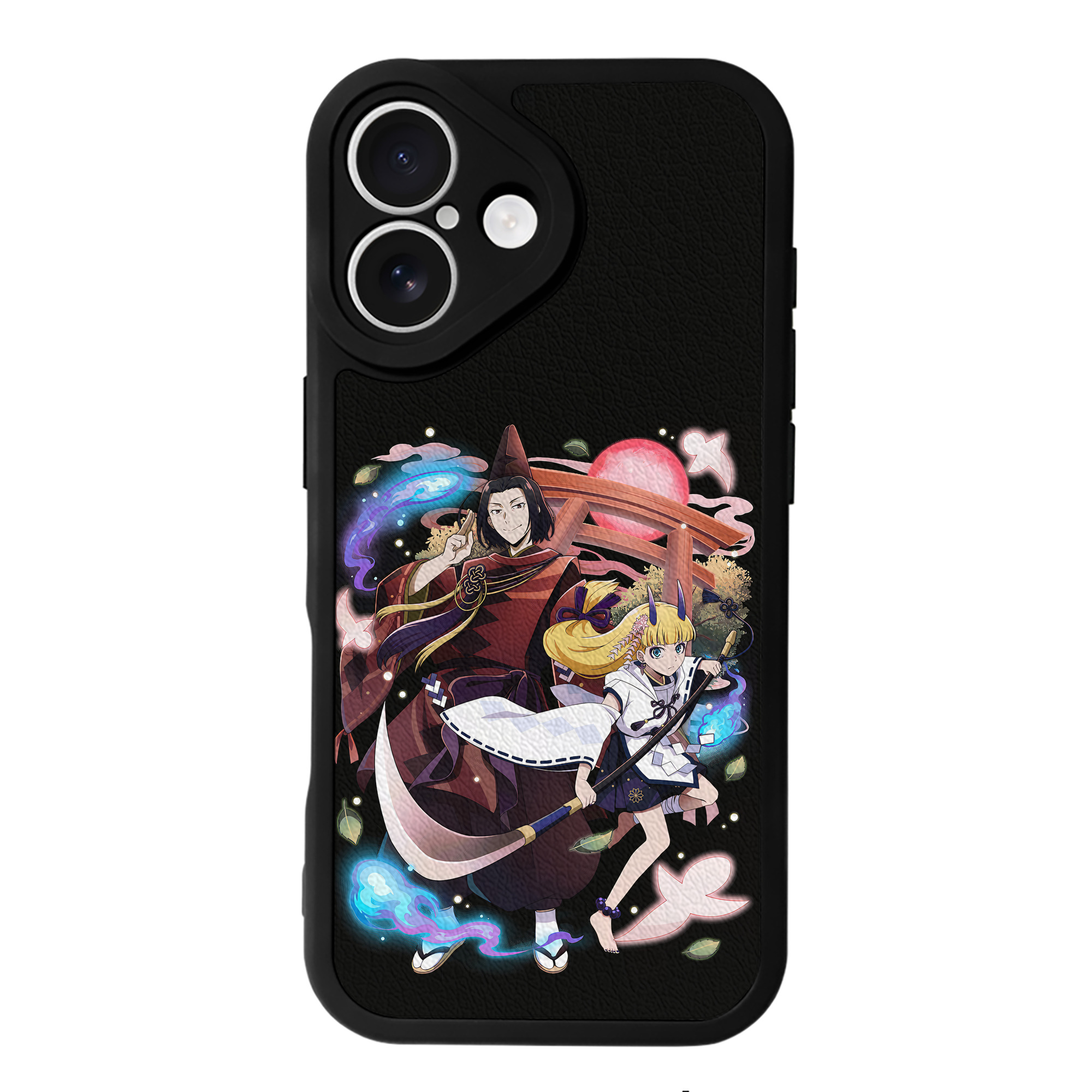 （画像用） 文豪ストレイドッグス Bungo Stray Dogs 【iPhone 16シリーズ対応】シリコンスマホケース（レザー調） 材質：シリコン